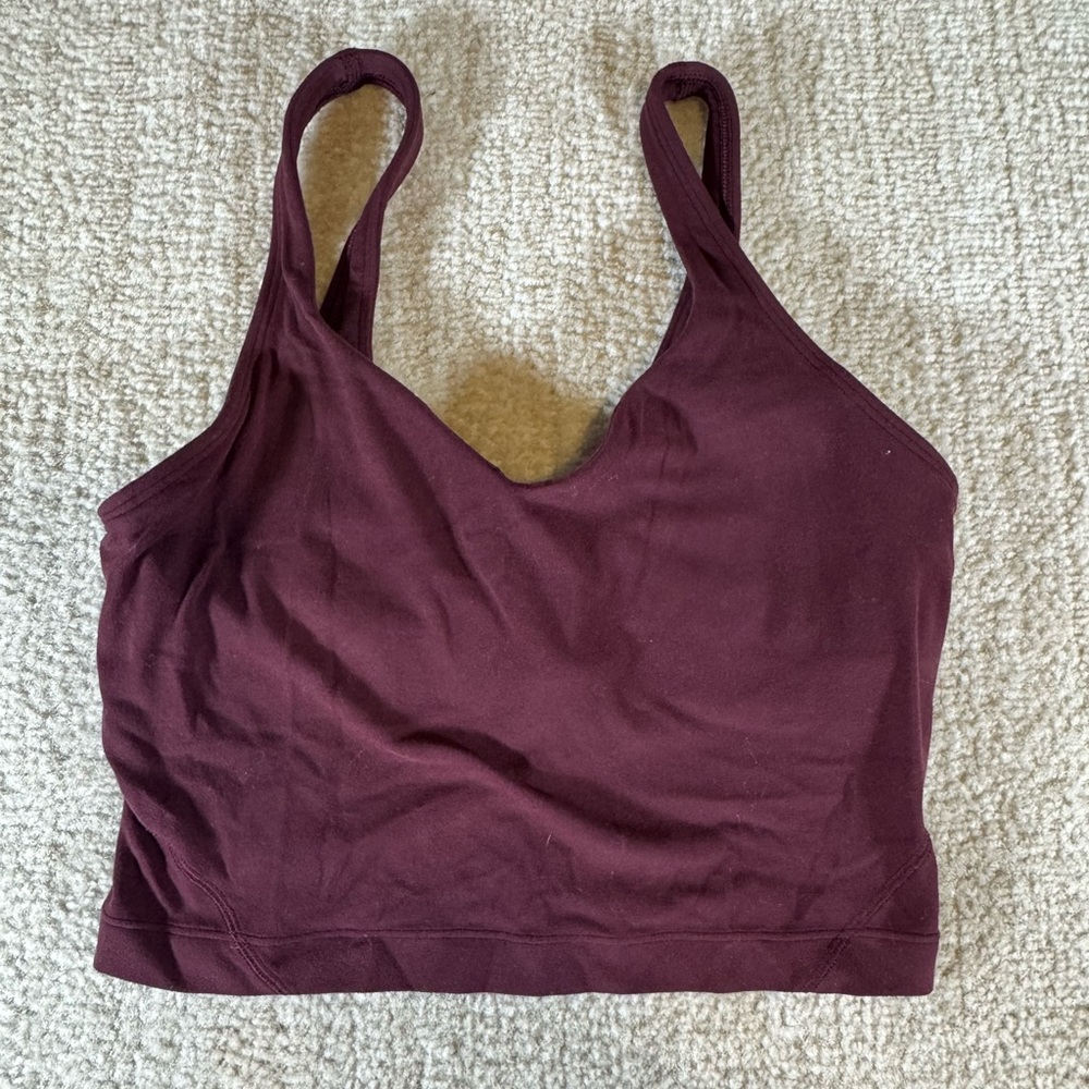 Lululemon Burgundy Align Tank